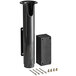 A black metal cylindrical CaterGator Fishing Rod Holder with screws and bolts.