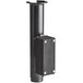 A black metal CaterGator fishing rod holder pole with a rectangular black plastic cover.