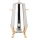 Choice Deluxe Stainless Steel 80 cup Coffee Chafer Urn with Gold Accents - 5 Gallon Main Thumbnail 3