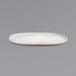 Front of the House DOS033BEP21 Artefact 13" x 9" Ash Oval Porcelain Plate - 4/Case Main Thumbnail 2