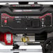 A Simpson portable generator with a red and black engine.
