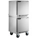 A Beverage-Air stainless steel undercounter freezer on 6" casters.
