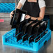 Carlisle RFP14 OptiClean Full Size Food Pan / Insulated Meal Delivery Tray Rack Main Thumbnail 1