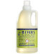 A white jug of Mrs. Meyer's Clean Day Lemon Verbena laundry detergent with a green label.