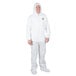 White Disposable Microporous Coveralls with Hood - 4XL Main Thumbnail 1