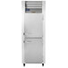 A Traulsen G Series reach-in freezer with right hinged doors.