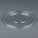 Sabert 51048A FreshPack Clear Flat Round Lid for Shallow 24 and 32 oz. Bowls, Round 48 oz. Bowls - 10/Pack Main Thumbnail 5