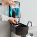 Rubbermaid 3486592 Flex™ 1300 mL Black Manual Soap Dispenser Main Thumbnail 3