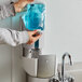 Rubbermaid FG750140 Autofoam 1100 mL White / Grey Pearl Automatic Hands-Free Soap Dispenser Main Thumbnail 5