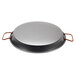 Matfer Bourgeat 071041 15 3/4" Polished Steel Paella Pan Main Thumbnail 3