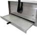 A stainless steel Benchmark USA Countertop Pizza Oven with a drawer.