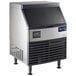 An Avantco undercounter ice machine with a stainless steel top and black base.