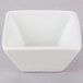 An American Metalcraft white square porcelain bowl.