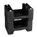 Koala Kare Booster Buddies KB117-S-02 Black Plastic Booster Seat - Dual Height with Safety Strap - 2/Pack Main Thumbnail 3