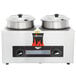Vollrath 72040 Cayenne Twin Well 4 Qt. Countertop Rethermalizer / Warmer Package with Insets and Covers 120V, 1100W Main Thumbnail 4