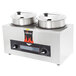 Vollrath 72040 Cayenne Twin Well 4 Qt. Countertop Rethermalizer / Warmer Package with Insets and Covers 120V, 1100W Main Thumbnail 2