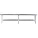 Advance Tabco ES-248 24" x 96" Stainless Steel Equipment Stand with Stainless Steel Undershelf Main Thumbnail 2