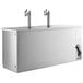 Avantco Stainless Steel Kegerator / Beer Dispenser with 2 Triple Tap Towers - (4) 1/2 Keg Capacity Main Thumbnail 4