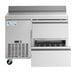 Avantco 44" Stainless Steel Two Drawer Extra Deep Worktop Refrigerator with 3 1/2" Backsplash Main Thumbnail 6