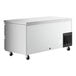 An Avantco stainless steel undercounter refrigerator with right drawers and a door.