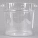 Carlisle 1076807 StorPlus 18 Qt. Clear Round Food Storage Container Main Thumbnail 1