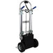 A Wesco CobraPro Jr. battery-powered hand truck with wheels and a black handle.