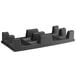 Regency 36" x 18" x 6" Black Plastic End Cap / Display Merchandiser - 1000 lb. Capacity Main Thumbnail 6