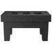 Regency 18" x 22" x 12" Black Plastic Economy Dunnage Rack with Slotted Top - 750 lb. Capacity Main Thumbnail 3
