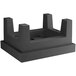 Regency 18" x 22" x 12" Black Plastic Economy Dunnage Rack with Slotted Top - 750 lb. Capacity Main Thumbnail 5