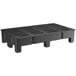 A black plastic slotted dunnage rack top.
