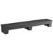 Regency 60" x 12" x 8" Black Plastic Narrow Dunnage Rack with Solid Top Main Thumbnail 1