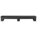 Regency 60" x 12" x 8" Black Plastic Narrow Dunnage Rack with Solid Top Main Thumbnail 3