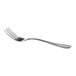 An Acopa Lydia stainless steel dinner fork with a silver handle.