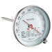 A close up of a Taylor 5939N probe dial meat thermometer.