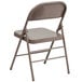 Flash Furniture HF3-MC-309AS-BGE-GG Beige Metal Folding Chair Main Thumbnail 2