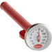 A Cooper-Atkins pocket probe thermometer with a metal handle and red dial.