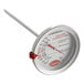 A Cooper-Atkins 6" probe dial meat thermometer with a red handle.