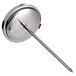 A Cooper-Atkins round metal dial meat thermometer with a long needle.