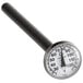 A Comark pocket probe thermometer with a black handle.