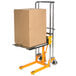 Wesco Industrial Products 272940 880 lb. Hydraulic Value Fork Lift with 25 1/2" Forks and 47" Lift Height Main Thumbnail 3