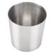 An American Metalcraft stainless steel cup with a white background.