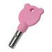 A pink Philips Infant / Child Key for HeartStart FR3 AEDs with a metal tip.