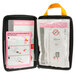 The white and pink package of Physio-Control Child Electrode Pad Starter Kit for AEDs with instructions inside.