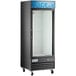 Avantco GD-ICE-24F 31" Black Indoor Glass Door Ice Merchandiser Main Thumbnail 3