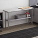 Regency 18" x 60" 16-Gauge 304 Stainless Steel Commercial Work Table with Undershelf Main Thumbnail 1