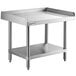 A Regency stainless steel equipment stand with undershelf.