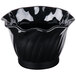 Cambro SRB5CW110 Camwear 5 oz. Black Polycarbonate Swirl Bowl - 24/Case Main Thumbnail 2