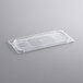 A clear plastic lid for a Vigor polycarbonate food pan.