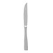 A Fortessa Ringo stainless steel steak knife with a silver handle.