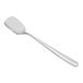 A Fortessa stainless steel ice cream spoon with a silver handle.